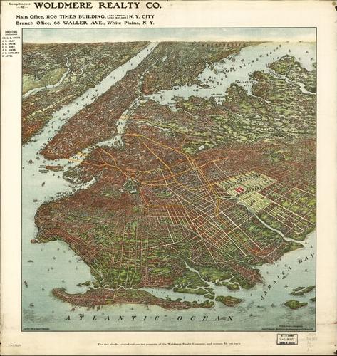 E95 - Birds-eye-view of Brooklyn - 1908