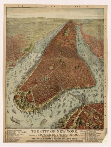 E95 -Map of  the city of New York  - 1879