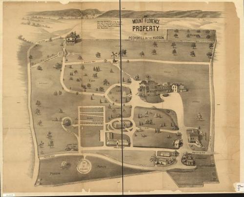 E95 - The Mount Florence property at Peekskill on the Hudson - 1890