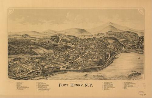 E95 - Port Henry New York - 1889