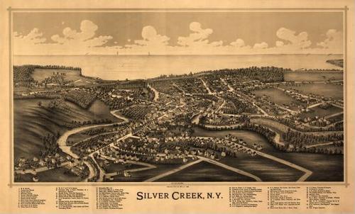 E95 - Silver Creek  New York - 1892