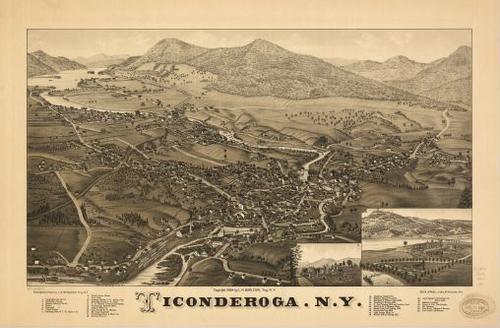 E95 - Ticonderoga New York - 1884