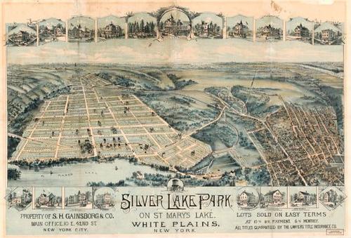 E95 - Silver Lake Park on St Marys Lake White Plains New York - 1880