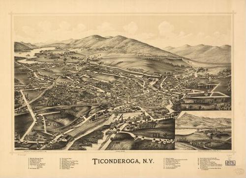 E95 - Ticonderoga New York - 1891