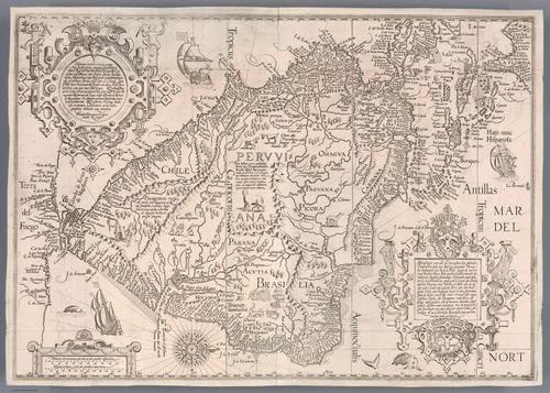 E99 -South America and West Indies. Delineatio omnium orarum totius Australis partis Americae ....