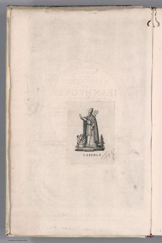 E99 - Title Page Verso: S. Nicolo.