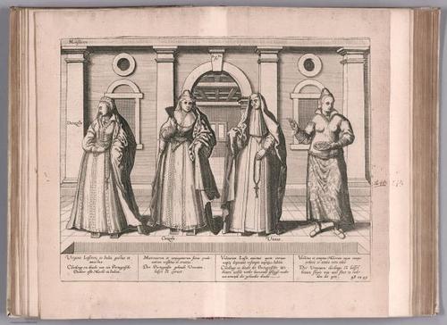 E99 - View: Portugaises allates de nuict accopagnees de lerus Maris & serviteurs.