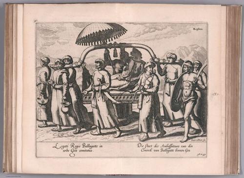 E99 - View: Ambassadeur du Roy de Ballagate avec sa suite a Goa.
