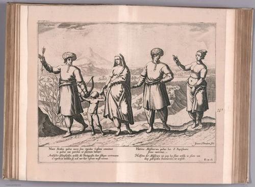 E99 - View: Arabes & Abysins avec leurs femmes,