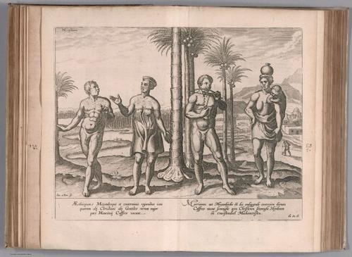 E99 - View: Negres d'autaour de Moszambique appellez Caffres.