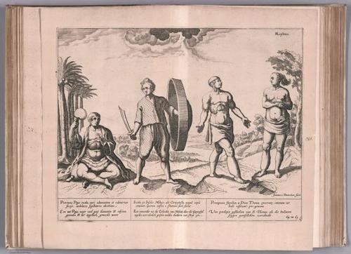 E99 - View: Habitans de Pegu, & des Molucques: Item les Penequays.