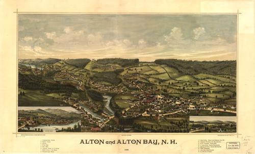 E104 - Alton and Alton Bay New Hampshire - 1888