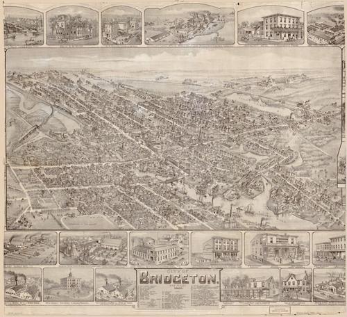 E106 - City of Bridgeton New Jersey - 1886