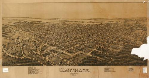 E107 - Carthage Missouri - 1891	E107 - Carthage Missouri - 1891