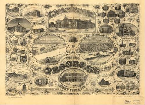 E107 - Pen picture of the progress of the city of St Louis Mo
