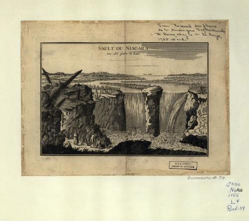 E 109 - Sault du Niagara, de 135 pieds de haut.