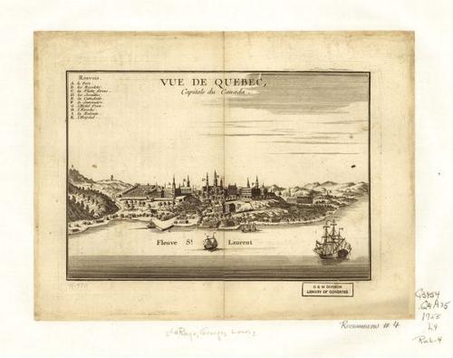 E109 - Vue de Quebec, capitale du Canada.
