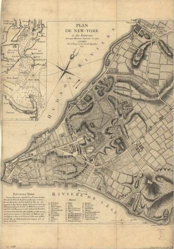 E109 - Plan de New-York et des environs,