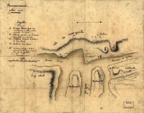 E109 - Reconnoissance, juillet 1781.