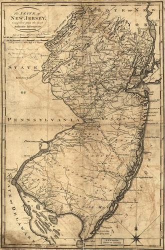 E109 - The State of New Jersey, compiled from the most authentic information.