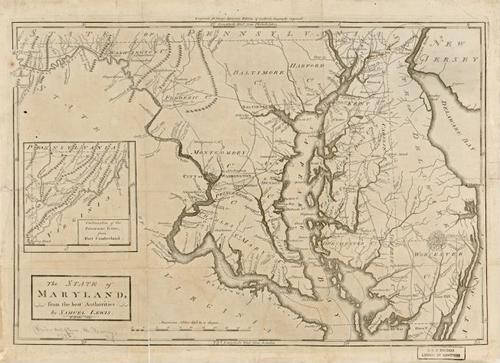 E109 - The State of Maryland from the best authorities.