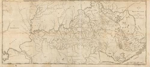 E109 - A map of Kentucky from actual survey
