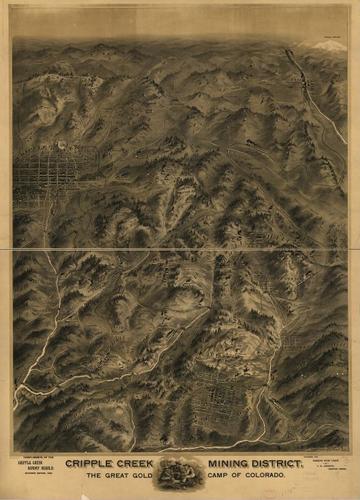 E112 - Cripple Creek mining district the great gold camp of Colorado