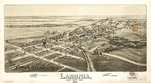 E113 - Ladonia Fannin County Texas - 1891