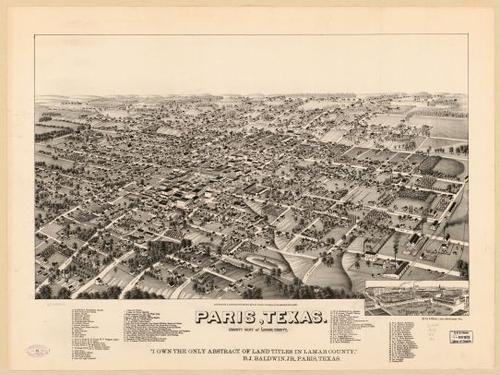 E113 - Paris Texas county seat of Lamar County