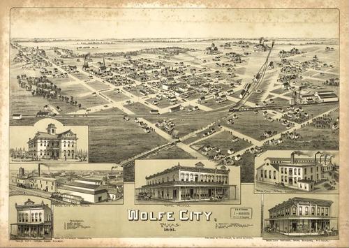 E113 - Wolfe City Texas - 1891