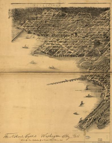 E121 - The national capital Washington City District of Columbia - 1883