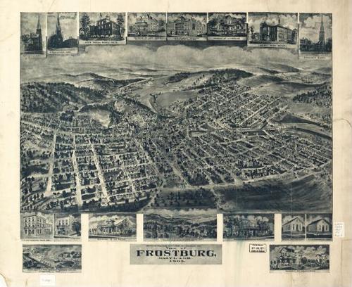 E122 - View of Frostburg Maryland - 1905
