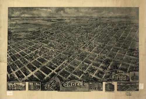 E123 - Birds eye view Cordele Georgia - 1908