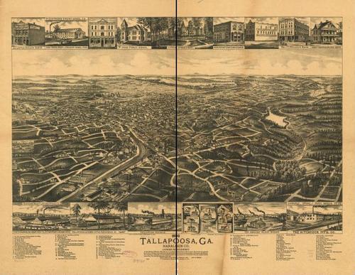 E123 - Tallapoosa Georgia Haralson Co - 1892