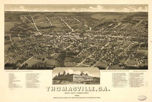 E123 - Thomasville Georgia county-seat of Thomas-County - 1885
