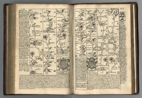 E127.117 - Roads from Oxford to Salisbury. (continued.)