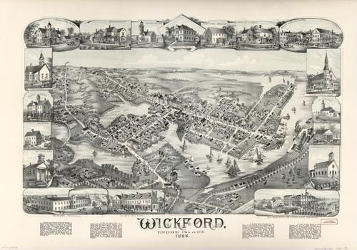 E131 - Wickford Rhode Island - 1888