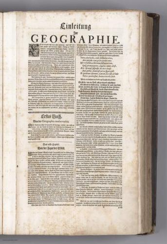 E152.011 - Text: Einleitung zur Geographie.