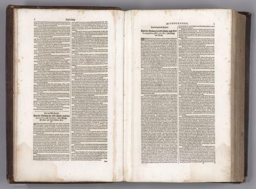 E152.015 - Text: Einleitung zur Geographie (continued).