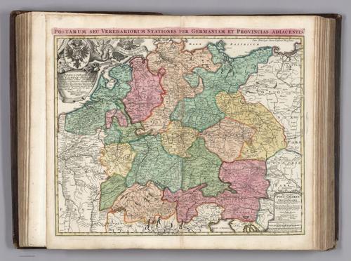 E152.095 - Postarum seu Veredariorum Stationes per Germaniam et Provincias Adiacentes.