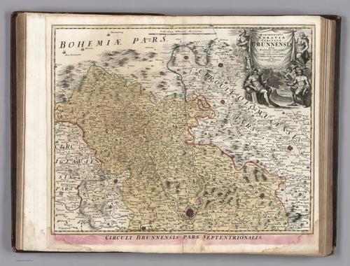 E152.105 - Moravia Circuli Brunnensis ... Pars Septentrionalis.