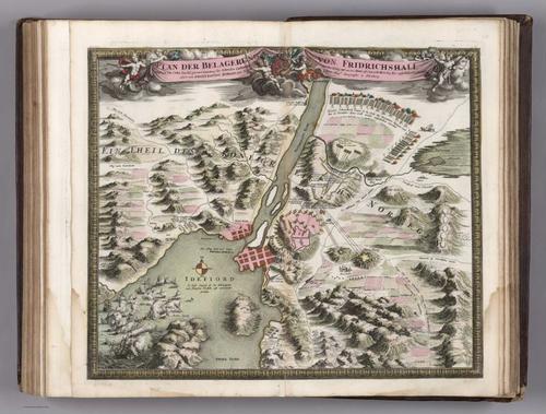 E152.180 - Plan der Belagerung von Fridrichshall.