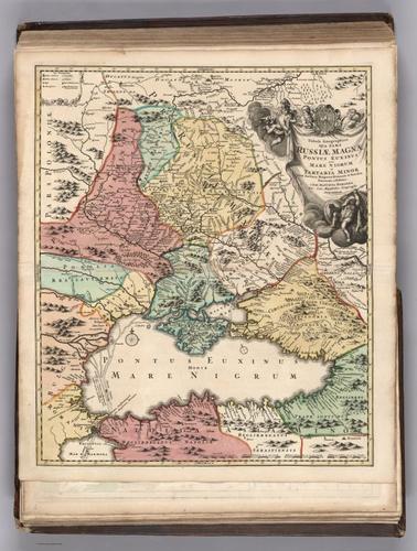 E152.192 - Russiae Magnae Postus Euxinus seu Mare Nigrum et Tartaria Minor.