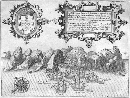 E153 - St. Helena, De Bry, 1601