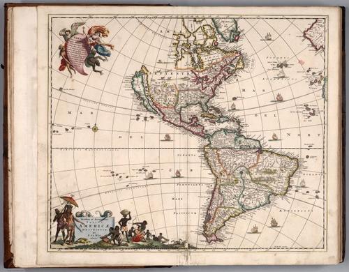 E155.005 - Novissima et Accuratissima Totius Americae Descriptio.