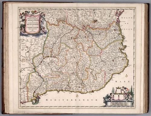 E155.015 - Accuratissima Principatus Cataloniae et Comitatuum Ruscinonis, et Cerretaniae Descriptio.