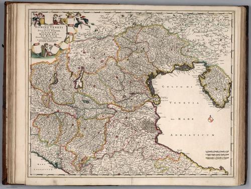 E155.035 - Accuratissima Dominii Veneti in Italia, Ducatus Parmae, Placentiae, Modenae Regii et Mantu...