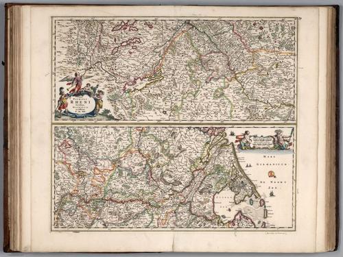 E155.042 - Totius Fluminis Rheni Novissima Descriptio. (Netherlands).