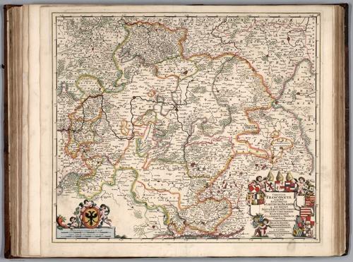 E155.053 - Circulus Franconicus, in quo sunt Episcopatus, Wurtzburg, Bamberg et Aichstet.