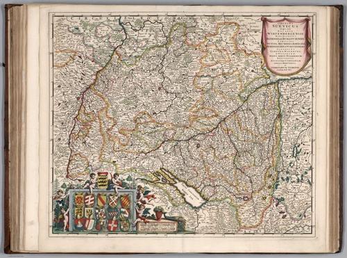 E155.055 - Circulus Seuvicus in quo sunt Ducatus Wirtenbergensis,